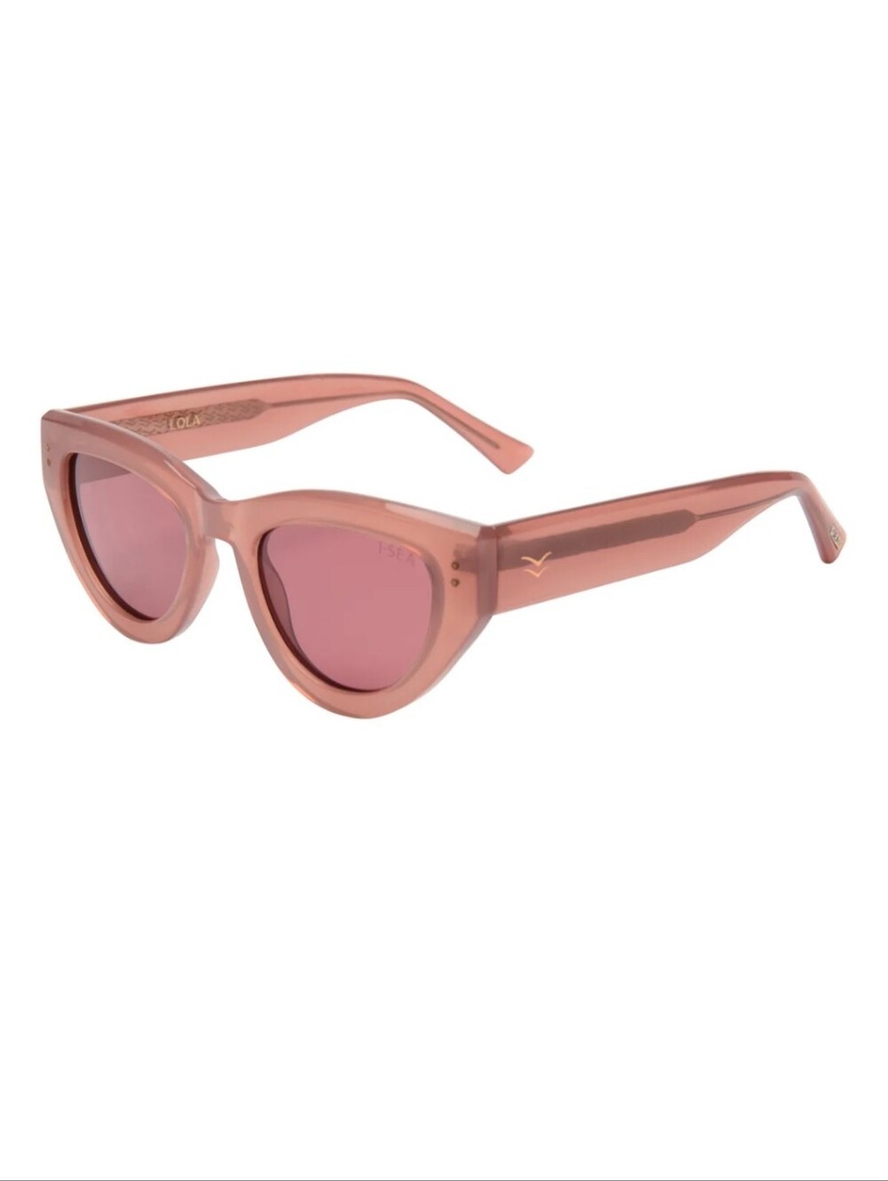 I-SEA Lola Dusty Rose Pink Cat-Eye Sunglasses